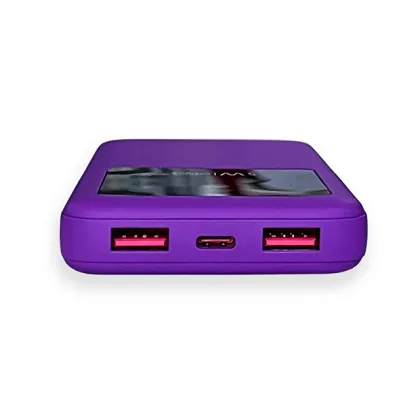 Внешний аккумулятор Kris soft touch, 10000mAh (Фиолетовый), фото 6