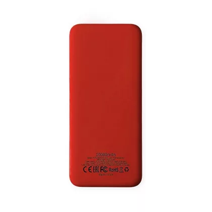 Внешний аккумулятор Kris soft touch, 10000mAh (Красный), фото 3
