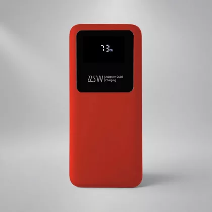 Внешний аккумулятор Kris soft touch, 10000mAh (Красный)