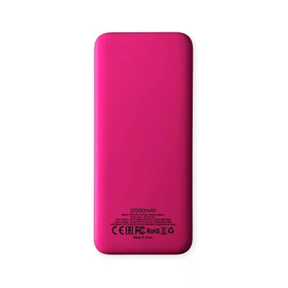 Внешний аккумулятор Kris soft touch, 10000mAh (Розовый), фото 3