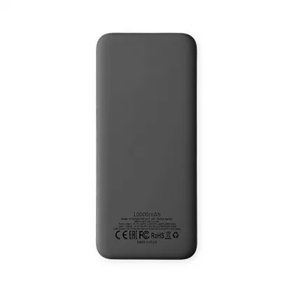Внешний аккумулятор Kris soft touch, 10000mAh (Серый), фото 3