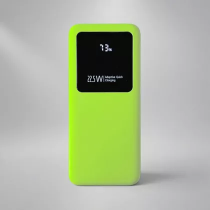 Внешний аккумулятор Kris soft touch, 10000mAh (Светло-зелёный)