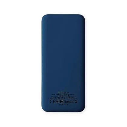 Внешний аккумулятор Kris soft touch, 10000mAh (Тёмно-синий), фото 4