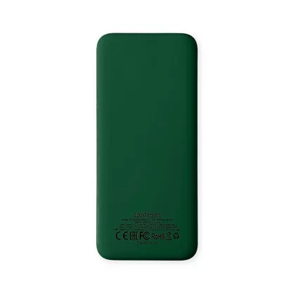 Внешний аккумулятор Kris soft touch, 10000mAh (Тёмно-зелёный), фото 3