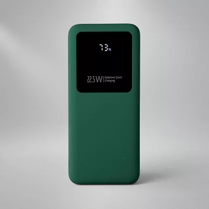 Внешний аккумулятор Kris soft touch, 10000mAh (Тёмно-зелёный)