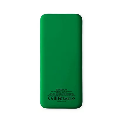 Внешний аккумулятор Kris soft touch, 10000mAh (Зелёный), фото 3