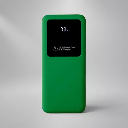 Внешний аккумулятор Kris soft touch, 10000mAh (Зелёный)
