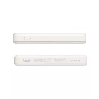 Внешний аккумулятор Ларго PD (Largo PD) 5000mAh с функцией беспроводной зарядки 15W, белый, фото 5