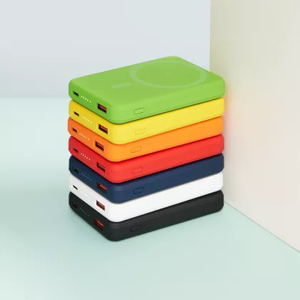 Внешний аккумулятор Ларго PD (Largo PD) 5000mAh с функцией беспроводной зарядки 15W, белый, фото 11
