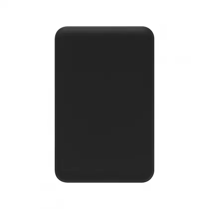Внешний аккумулятор Ларго PD (Largo PD) 5000mAh с функцией беспроводной зарядки 15W, черный, фото 4