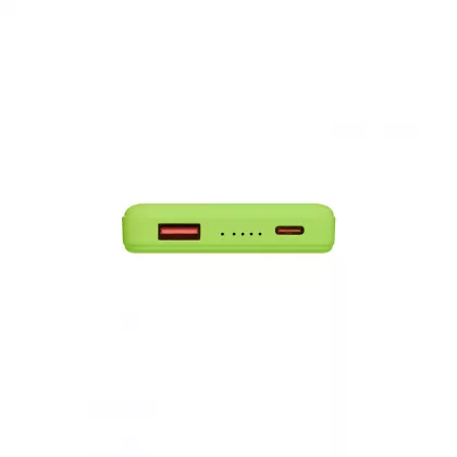 Внешний аккумулятор Ларго PD (Largo PD) 5000mAh с функцией беспроводной зарядки 15W, салатовый, фото 6