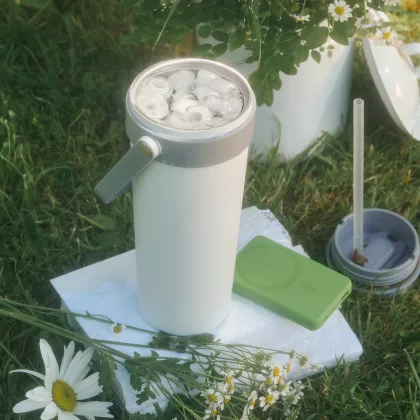 Внешний аккумулятор Ларго PD (Largo PD) 5000mAh с функцией беспроводной зарядки 15W, салатовый, фото 13