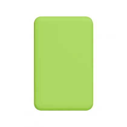 Внешний аккумулятор Ларго PD (Largo PD) 5000mAh с функцией беспроводной зарядки 15W, салатовый, фото 4