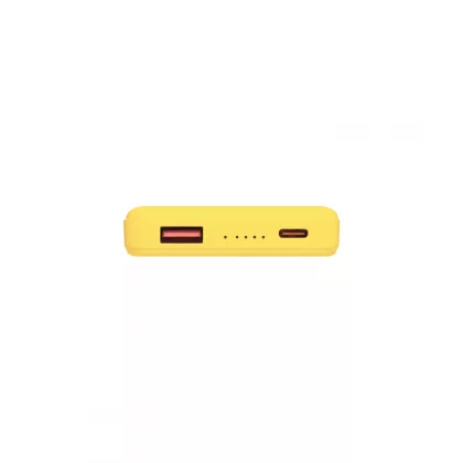 Внешний аккумулятор Ларго PD (Largo PD) 5000mAh с функцией беспроводной зарядки 15W, желтый, фото 6