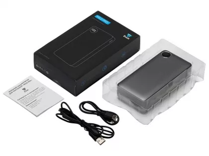 Внешний аккумулятор «Mild Pro» c быстрой зарядкой QC/PD, 20 000 mAh, серый (Р), фото 8