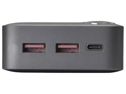 Внешний аккумулятор «Mild Pro» c быстрой зарядкой QC/PD, 20 000 mAh, серый (Р), фото 6