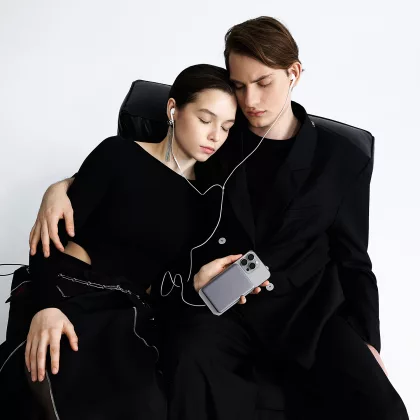 Внешний аккумулятор Оникс PD (Onyx PD) 5000mAh с функцией беспроводной зарядки 15W, серый, фото 13