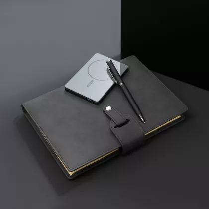Внешний аккумулятор Оникс PD (Onyx PD) 5000mAh с функцией беспроводной зарядки 15W, серый, фото 9