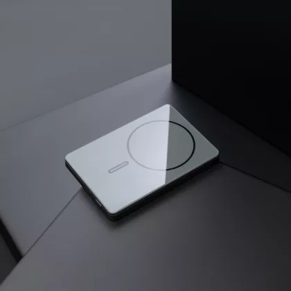 Внешний аккумулятор Оникс PD (Onyx PD) 5000mAh с функцией беспроводной зарядки 15W, серый, фото 8