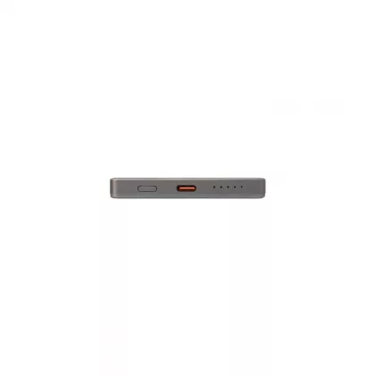 Внешний аккумулятор Оникс PD (Onyx PD) 5000mAh с функцией беспроводной зарядки 15W, серый, фото 7