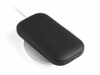 Внешний аккумулятор с беспроводной колонкой Powersound, черный, фото 9
