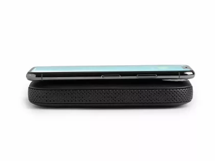 Внешний аккумулятор с беспроводной колонкой Powersound, черный, фото 7