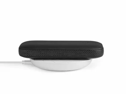 Внешний аккумулятор с беспроводной колонкой Powersound, черный, фото 10
