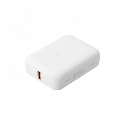 Внешний аккумулятор с функцией быстрой зарядки Формула (Formula) 10000 mAh, белый