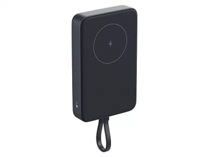 Внешний аккумулятор с кабелем Xiaomi 33W Magnetic Power Bank 10000mAh (Integrated Cable) Gray, фото 8