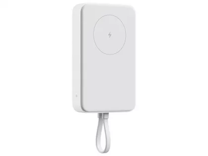 Внешний аккумулятор с кабелем Xiaomi 33W Magnetic Power Bank 10000mAh (Integrated Cable) White, фото 9
