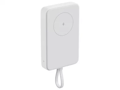 Внешний аккумулятор с кабелем Xiaomi 33W Magnetic Power Bank 10000mAh (Integrated Cable) White, фото 8