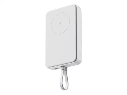 Внешний аккумулятор с кабелем Xiaomi 33W Magnetic Power Bank 10000mAh (Integrated Cable) White, фото 1