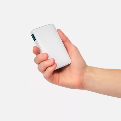 Внешний аккумулятор с подсветкой Анкор (Ancor) 5000 mAh, белый, фото 7