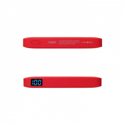 Внешний аккумулятор с подсветкой Анкор (Ancor) 5000 mAh, красный, фото 5