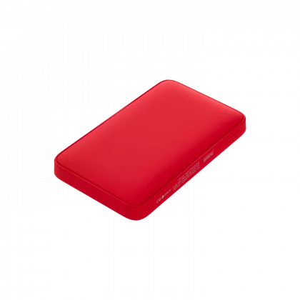 Внешний аккумулятор с подсветкой Анкор (Ancor) 5000 mAh, красный, фото 2