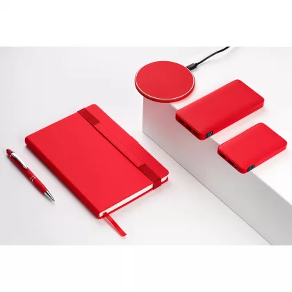 Внешний аккумулятор с подсветкой Анкор (Ancor) 5000 mAh, красный, фото 10
