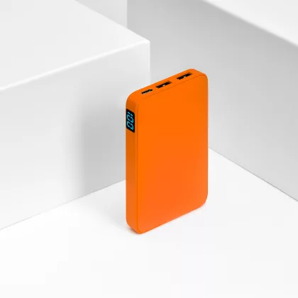 Внешний аккумулятор с подсветкой Анкор (Ancor) 5000 mAh, оранжевый, фото 8