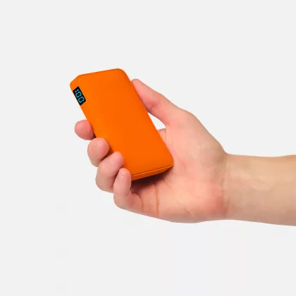 Внешний аккумулятор с подсветкой Анкор (Ancor) 5000 mAh, оранжевый, фото 7