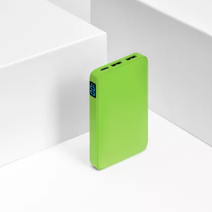 Внешний аккумулятор с подсветкой Анкор (Ancor) 5000 mAh, салатовый, фото 8