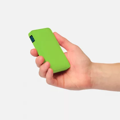 Внешний аккумулятор с подсветкой Анкор (Ancor) 5000 mAh, салатовый, фото 7