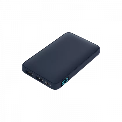 Внешний аккумулятор с подсветкой Анкор (Ancor) 5000 mAh, синий