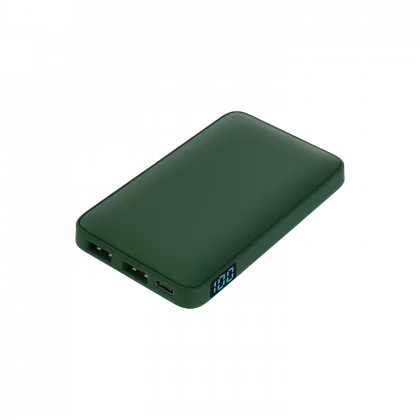 Внешний аккумулятор с подсветкой Анкор (Ancor) 5000 mAh, зеленый