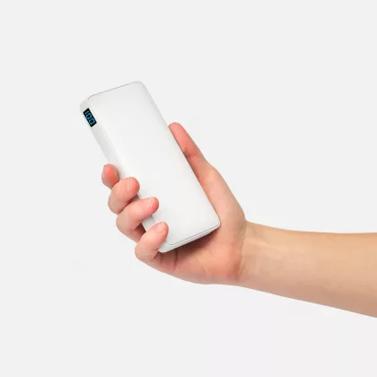 Внешний аккумулятор с подсветкой Анкор Плюс PD (Ancor PD Plus) 10000 mAh, белый, фото 7