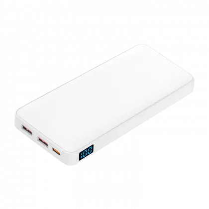 Внешний аккумулятор с подсветкой Анкор Плюс PD (Ancor PD Plus) 10000 mAh, белый