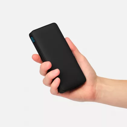 Внешний аккумулятор с подсветкой Анкор Плюс PD (Ancor PD Plus)10000 mAh, черный, фото 7
