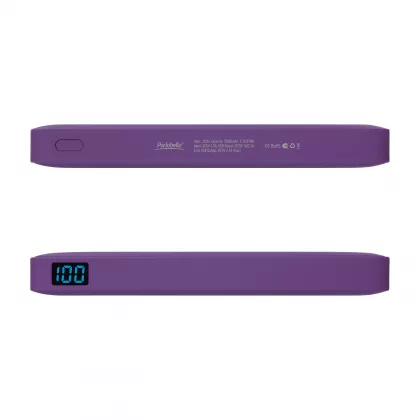 Внешний аккумулятор с подсветкой Анкор Плюс PD (Ancor PD Plus) 10000 mAh, фиолетовый, фото 5