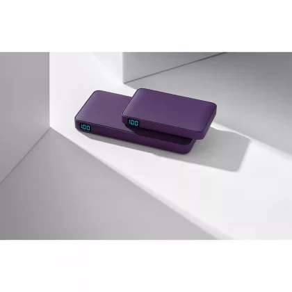 Внешний аккумулятор с подсветкой Анкор Плюс PD (Ancor PD Plus) 10000 mAh, фиолетовый, фото 9