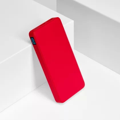 Внешний аккумулятор с подсветкой Анкор Плюс PD (Ancor PD Plus) 10000 mAh, красный, фото 8
