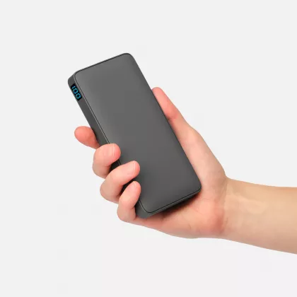 Внешний аккумулятор с подсветкой Анкор Плюс PD (Ancor PD Plus) 10000 mAh, серый, фото 7