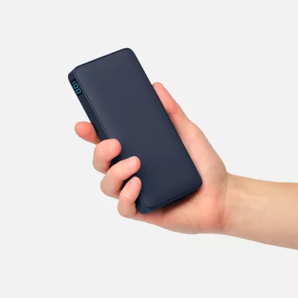 Внешний аккумулятор с подсветкой Анкор Плюс PD (Ancor PD Plus) 10000 mAh, синий, фото 7